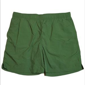Lands End Green Swim Trunks Mens Size L